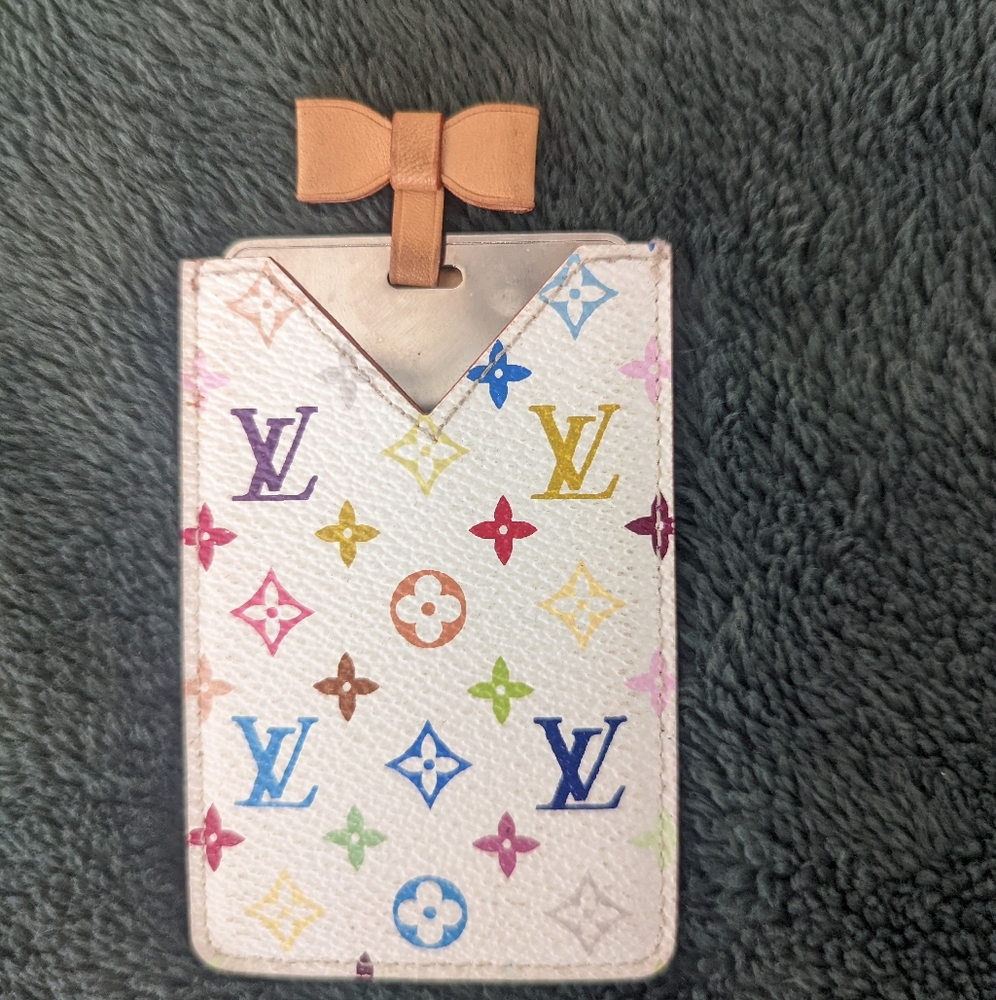 Authentic Louis Vuitton murakami mirror white